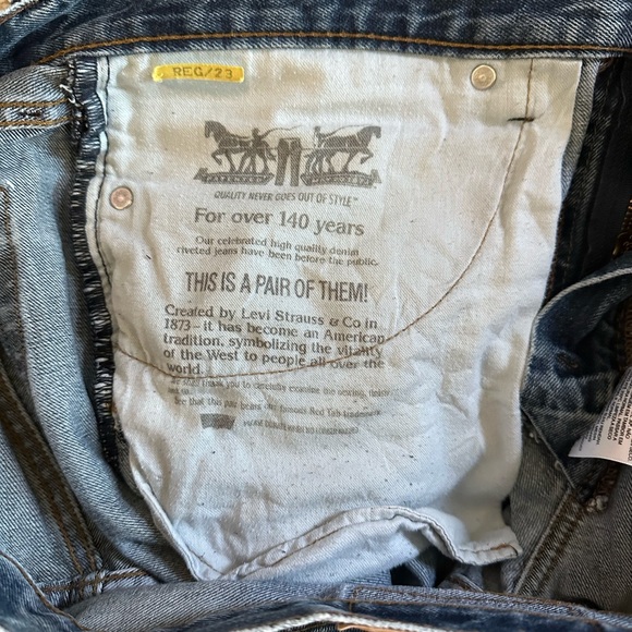 Classic Vintage Levi’s Straight Leg EUC 36x32 - Picture 8 of 9